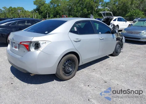 2016 Toyota Corolla Le из США, поврежденный, VIN 2T1BURHE1GC489820